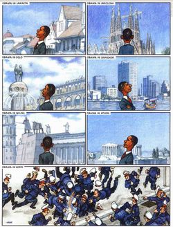 Obama en visite... Obama en visite...